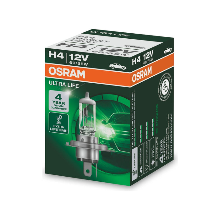 Osram ULTRA LIFE H4, halogen headlamp, 64193ULT, 12 V passenger car, folding car Osram  - Dynamic Drive