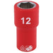 Draper Fully Insulated VDE Socket, 1/4" Sq. Dr., 12mm 31490 Draper  - Dynamic Drive