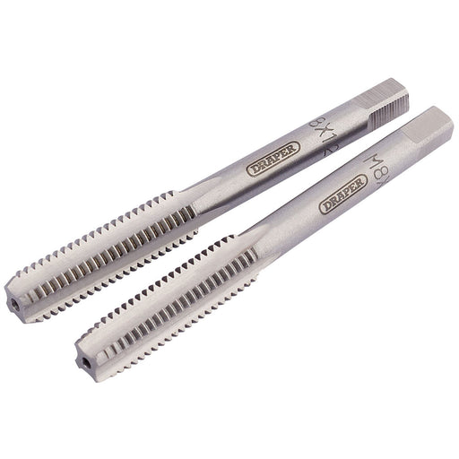 Draper Coarse Hand Taps Taper and Plug, 8mm 83800 Draper  - Dynamic Drive