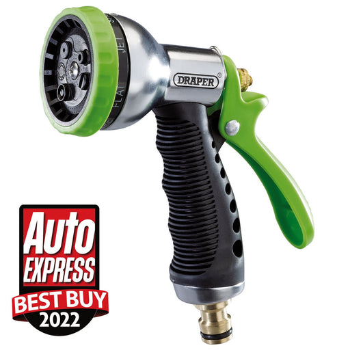 Draper 7 Pattern Aluminium Spray Gun 25342 Draper  - Dynamic Drive