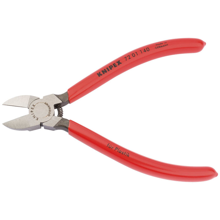 Draper Knipex 72 01 140 SBE Diagonal Side Cutter for Plastics or Lead Only, 140m