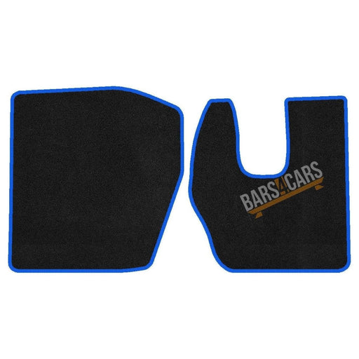 Fully Tailored Blue Trim Carpet Mats for Daf Lf Set of 2 UKB4C  - Dynamic Drive