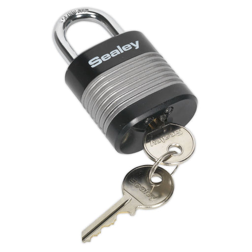 Sealey Zinc Coated Steel Body Padlock 44mm Sealey  - Dynamic Drive