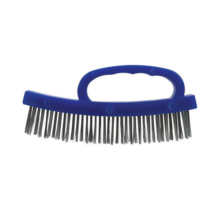 Silverline D-Handle Wire Brush 4 Row