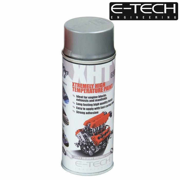 SILVER E-Tech 400ml Extremely High Temperature Paint XHT VHT Exhaust