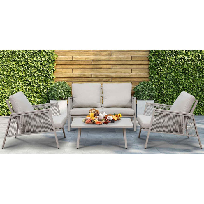 Dellonda Fusion 4 Piece Outdoor Set