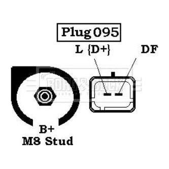 Genuine Borg & Beck Alternator fits PSA C6 407 BBA2532