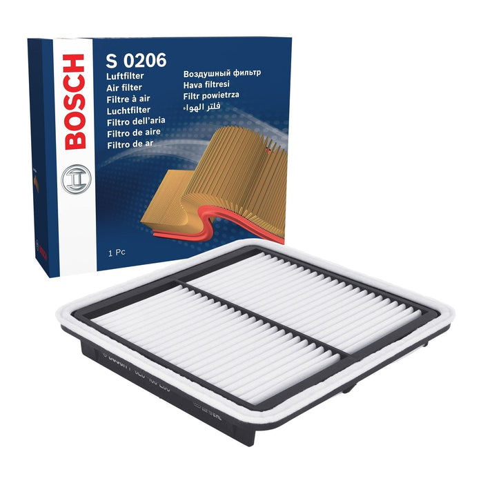 Genuine Bosch Car Air Filter S0206 fits Subaru Outback - 2.5 - 15- F026400206