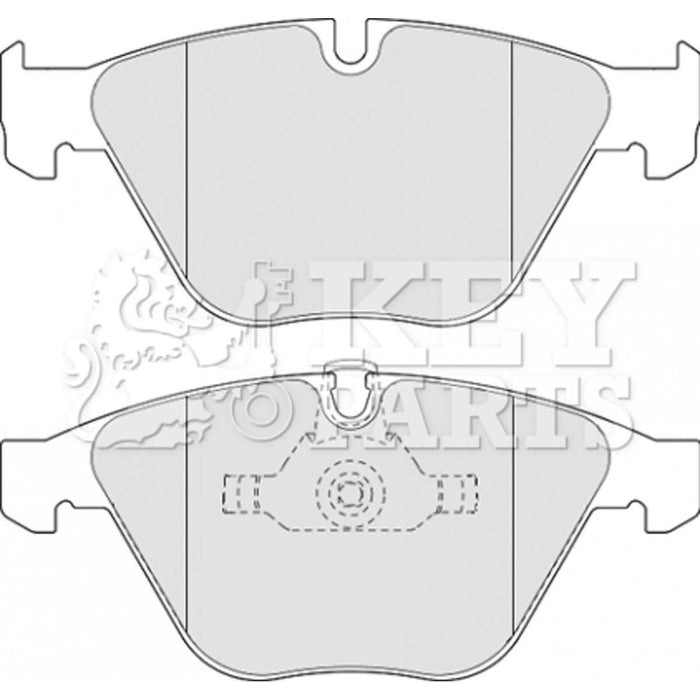 Genuine Key Parts KBP2110 Front Brake Pads (Ate-Teves)