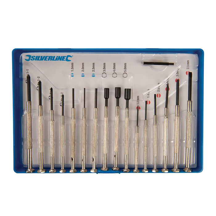 Silverline Jewellers Precision Screwdriver Set 16pce 16pce