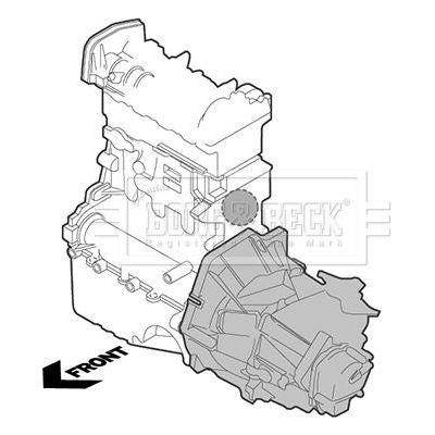 Genuine Borg & Beck Engine Mounting fits GM Vivaro ABSESP 08010403 BEM3080 Borg & Beck  - Dynamic Drive