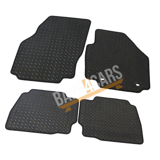 Tailored Rubber Mats Ford Mondeo Oval Clip + Clips 2007 2008 2009 2010 2011 2012 UKB4C  - Dynamic Drive