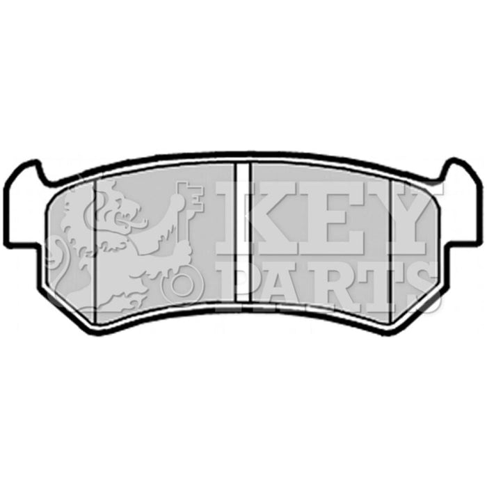 Genuine Key Parts KBP2146 Rear Brake Pads (Sumitomo)