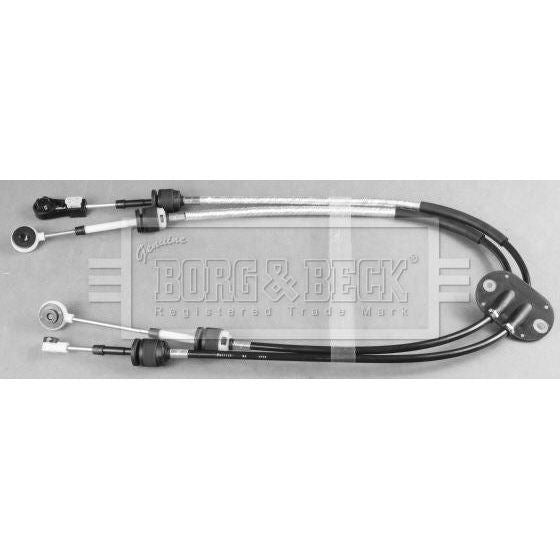 Genuine Borg & Beck Gear Control Cable fits VAG Golf VII A3 12 BKG1137