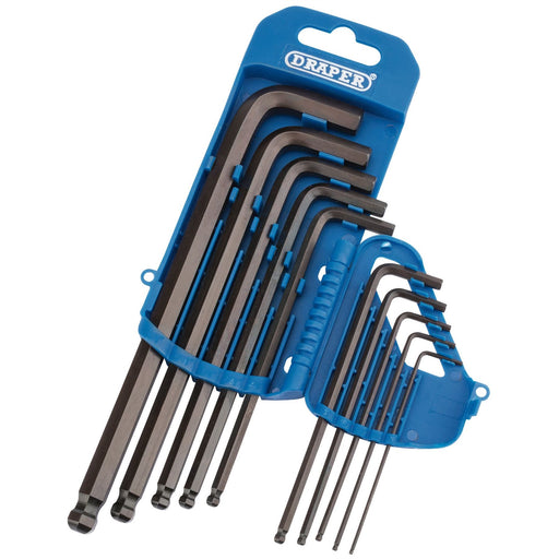 Draper Imperial Hex. and Ball End Hex. Key Set (10 Piece) 33716 Draper  - Dynamic Drive