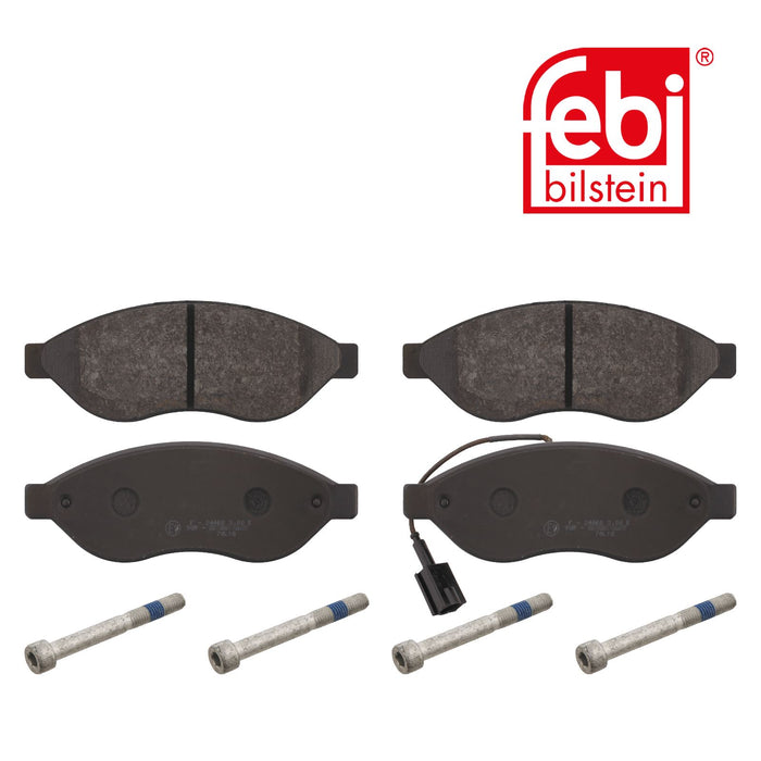 Genuine FEBI Front Brake Discs & Pads Set Vented for Citroen Relay