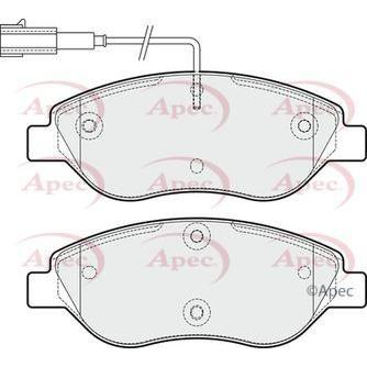 Apec Brake Pads Front Fits Alfa Romeo Mito Chrysler Delta Fiat Bravo