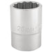 Draper 12 Point Socket, 3/4" Sq. Dr., 26mm 16694 Draper  - Dynamic Drive