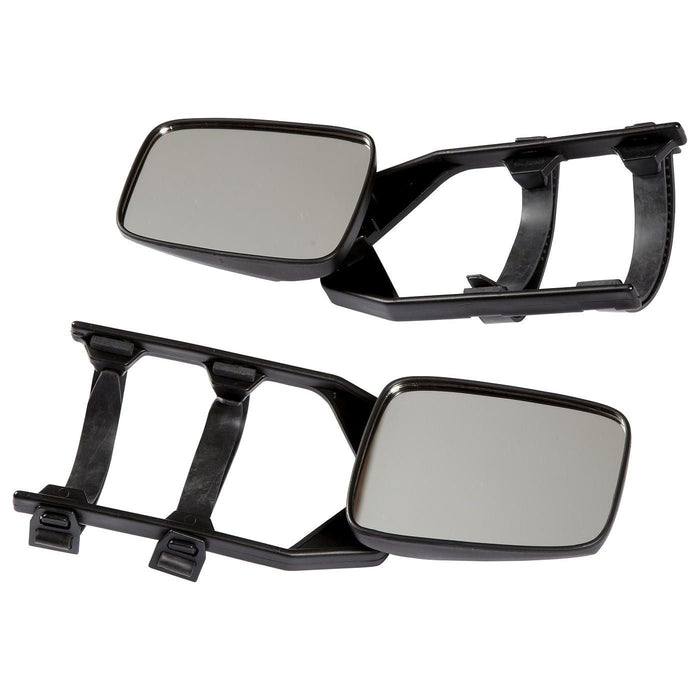 2x Caravan Towing Mirrors Car Van Wing Mirrors Extension Mirror Pair Flat Glass