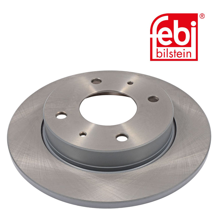 Genuine FEBI Rear Brake Discs & Pads Set Solid for Smart Forfour Febi Bilstein  - Dynamic Drive