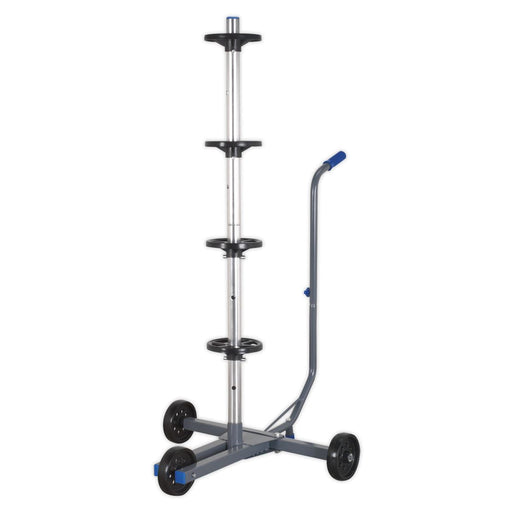 Sealey Wheel Storage Trolley 100Kg Capacity With Handle Sealey  - Dynamic Drive