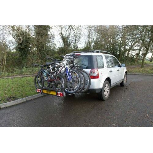 Maypole 4 Bike Carrier Towbar Towball Rear Cycle Rack BC3024 with Lights Maypole  - Dynamic Drive