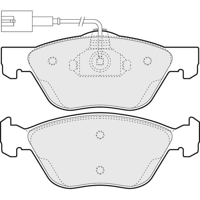 Apec Brake Pads Front Fits Alfa Romeo Gt