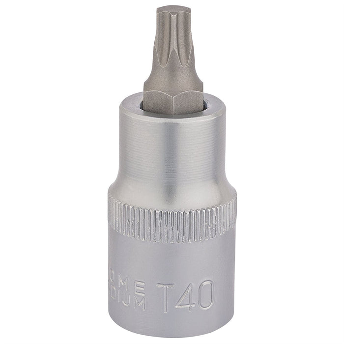 Draper TX-STAR Socket Bit, 1/2" Sq. Dr., T40 x 55mm 16312