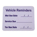 Vehicle Reminder Sticker for RVs Nova  - Dynamic Drive