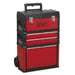 Sealey Mobile Steel/Composite Toolbox 3 Compartment AP548 Sealey  - Dynamic Drive