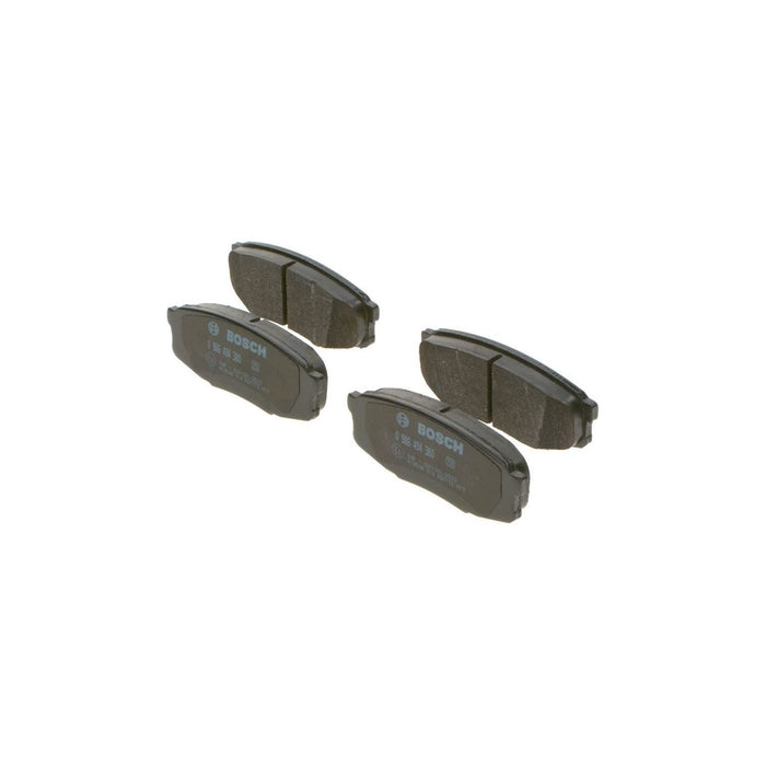 Bosch Brake Pad Set Bp1288 fits Toyota Land Cruiser V8 D4d - 4.5 - 12- 098649438