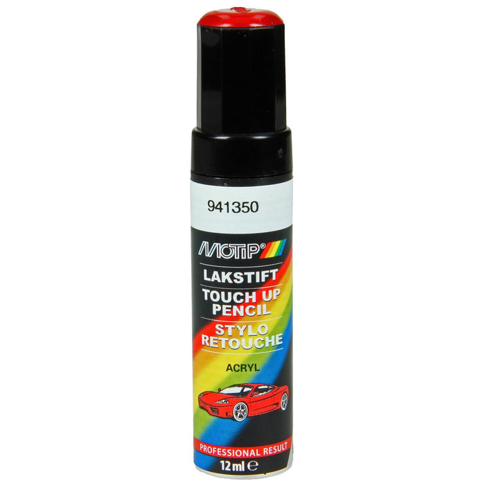 Motip For NISSAN PAINT TOUCH UP PEN / BRUSH 465 BRIGHT RED REPAIR SCRATCH