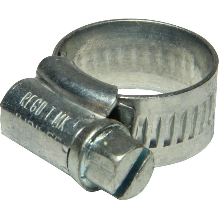 Reliable Jubilee Hose Clip 11-16mm Zinc Plated Mild Steel Size M00MS Jubilee  - Dynamic Drive