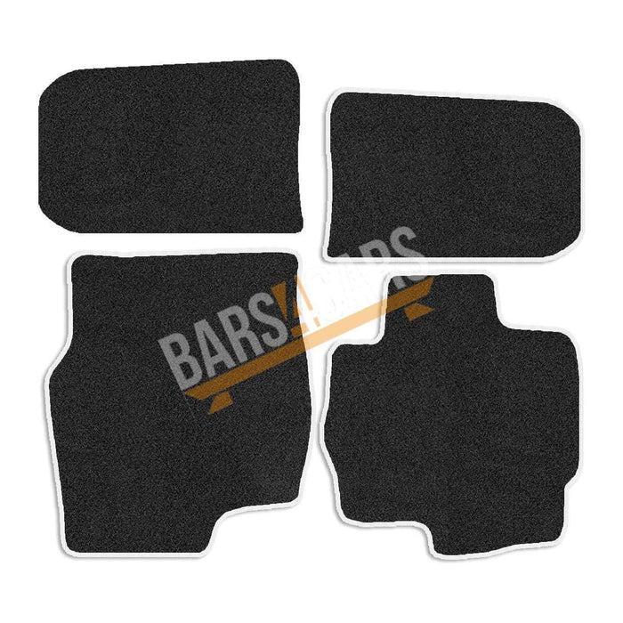 Tailored White Trim Carpet Mats Mitsubishi Colt 04-09 04 05 06 07 08 09 UKB4C  - Dynamic Drive