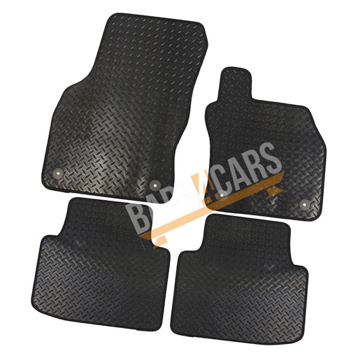 Red Trim Tailored Rubber Car Mats for Skoda Superb 15 Set of 4xl With 4 Clips UKB4C  - Dynamic Drive