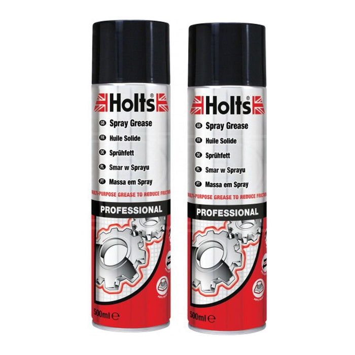 2x Holts Professional Spray Grease Clear Non Drip High Temperature HMAI0101A Holts - Dynamic Drive