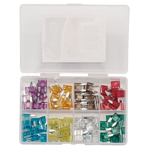 Draper Mini Automotive Plug-In Fuse Assortment (100 Piece) 24311 Draper  - Dynamic Drive