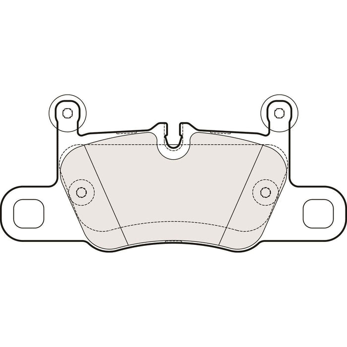 Apec Brake Pads Rear Fits Porsche 911