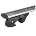 Aluminium Locking Roof Rack Wide & Flat Bars fits Nissan X-Trail w Raised Rails Menabo  - Dynamic Drive