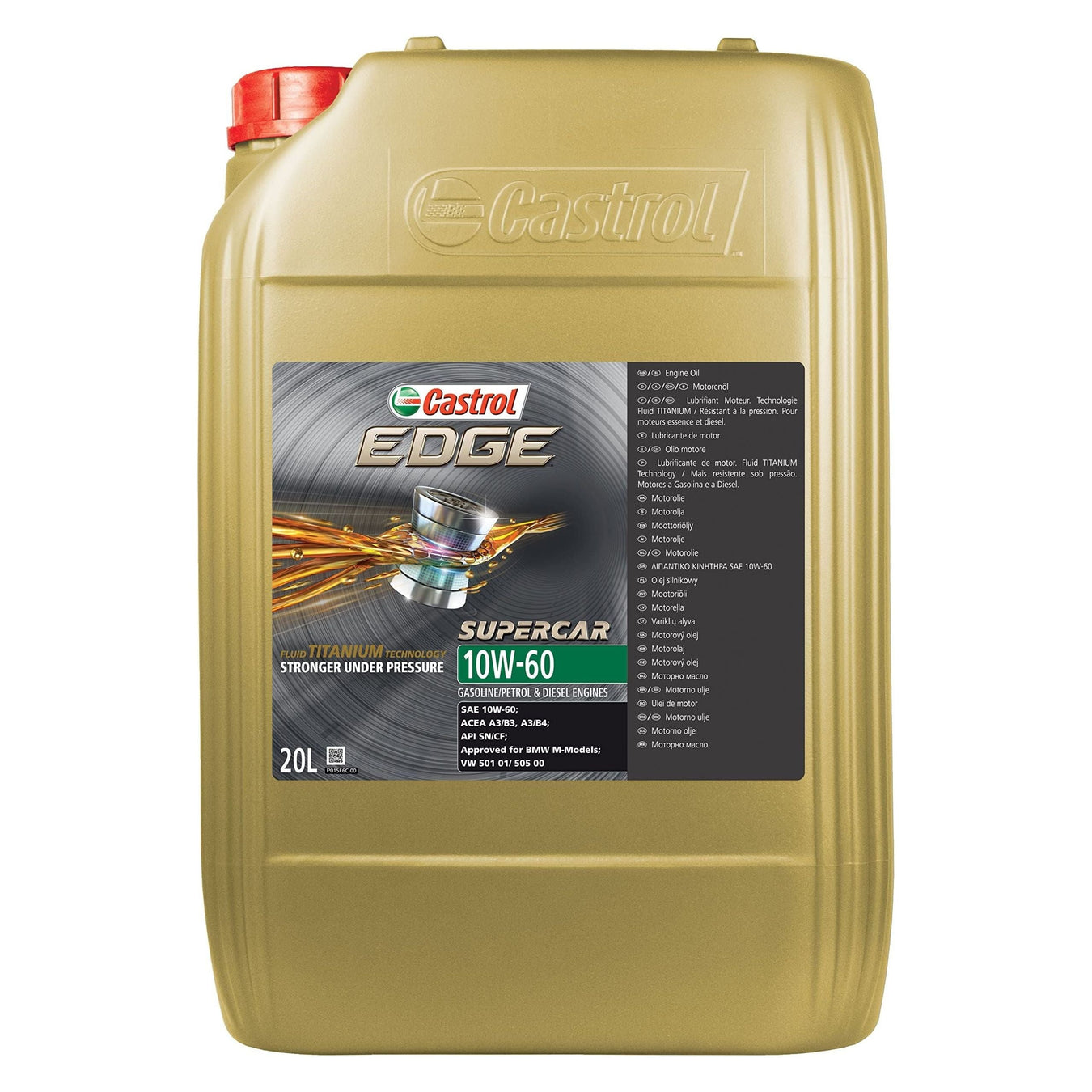 Castrol Edge Supercar ER 10W60 - 20 Litre Castrol  - Dynamic Drive