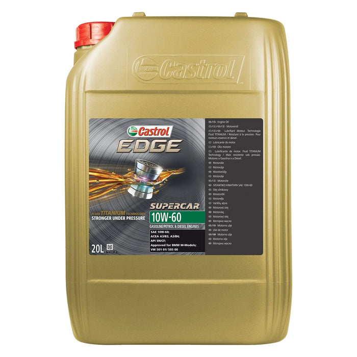 Castrol Edge Supercar ER 10W60 - 20 Litre