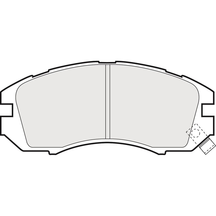 Genuine APEC Front Brake Discs & Pads Set Vented for Subaru Legacy