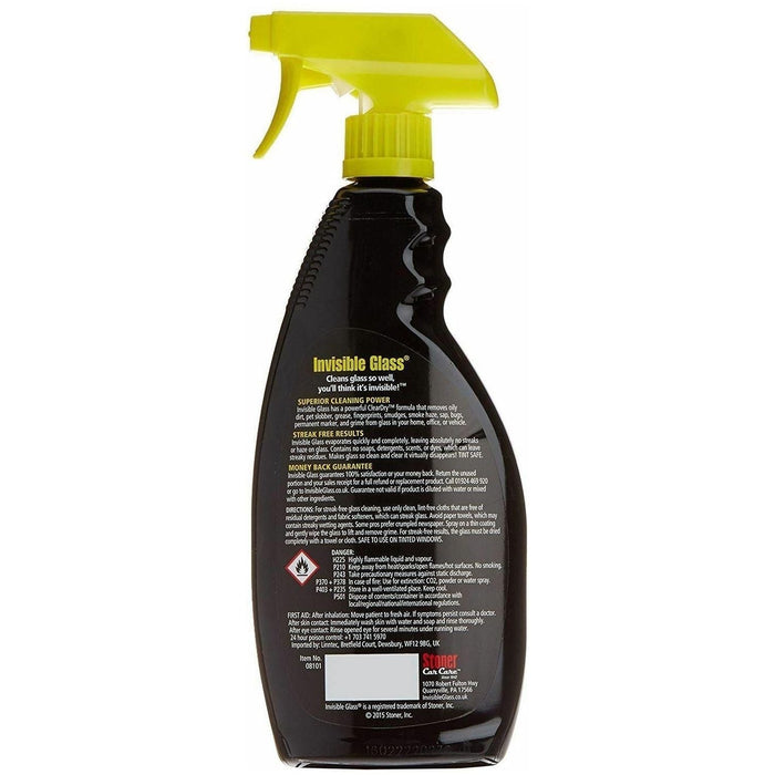 Invisible Glass Cleaner For Windscreens Windows & Mirror 650mL