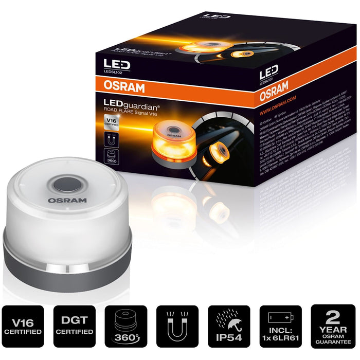 Osram LEDguardian ROAD FLARE se±al V16 emergency light for cars, breakdown ligh Osram  - Dynamic Drive