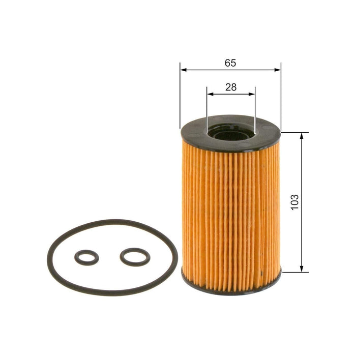 Bosch Car Oil Filter P7023 fits VW Tiguan TDi|TDi BlueMotion - 2.0 - 07-18 F0264