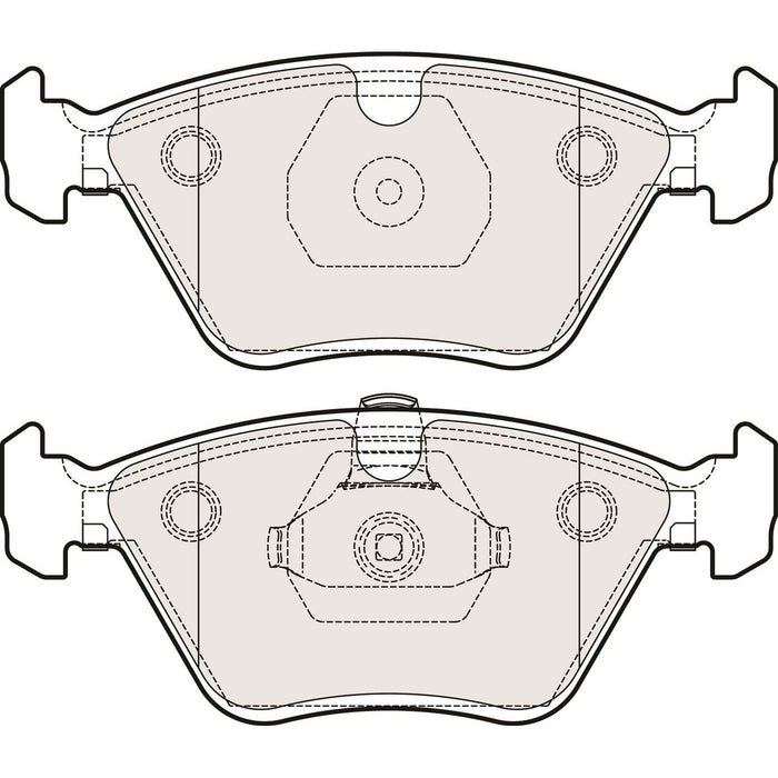 Apec Brake Pads Front Fits Jaguar/Daimler Xj Series