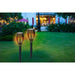 4 x 4 LED Flame Solar Torch Light Waterproof Flickering Dancing Path Garden Lamp UKB4C  - Dynamic Drive