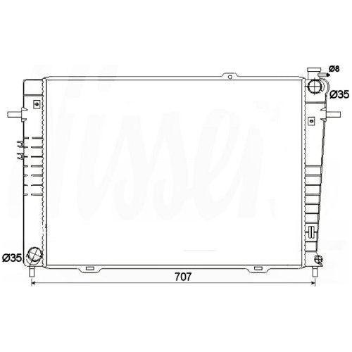 NRF Radiator 53497 NRF  - Dynamic Drive