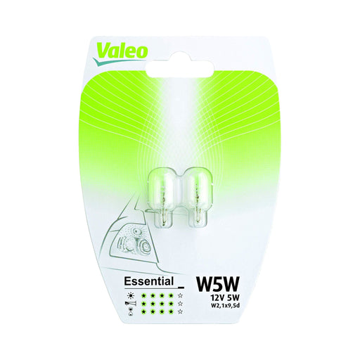 Genuine Valeo fits W5W Bulb Blister X2 Essential Valeo  - Dynamic Drive