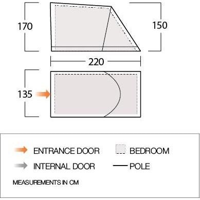 Vango Studio Small - TA009 - Anantara 450/650XL Cloud Grey Vango  - Dynamic Drive